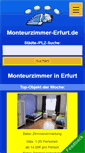 Mobile Screenshot of monteurzimmer-erfurt.de